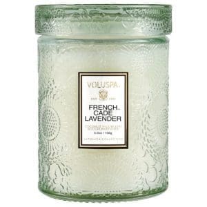 נר ריחני בצנצנת זכוכית 156 גרם - French Cade & Lavender VOLUSPA