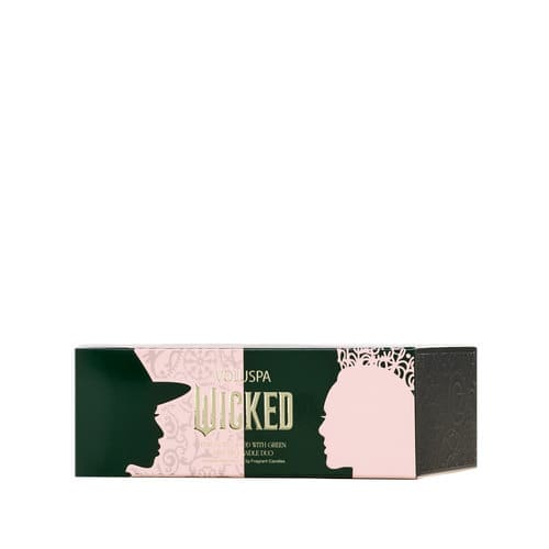 זוג נרות פח Pink Roes Good with Green WICKED – תמונה 5