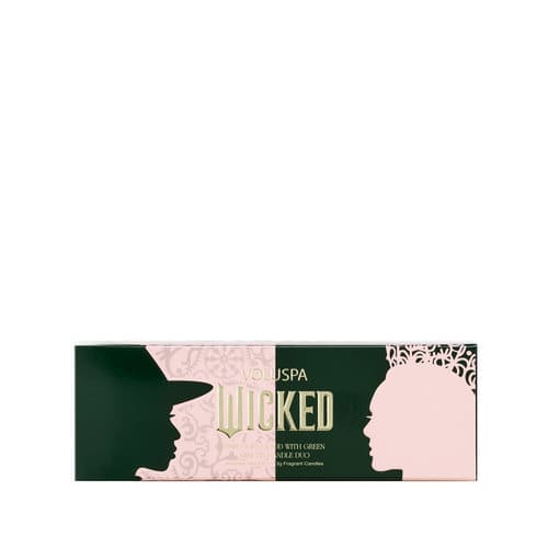 זוג נרות פח Pink Roes Good with Green WICKED – תמונה 3