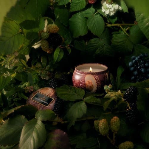 נר ריחני בקופסת פח - Foraged Wildberry VOLUSPA – תמונה 4