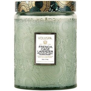 נר ריחני בצנצנת זכוכית 510 גרם - French Cade & Lavender VOLUSPA
