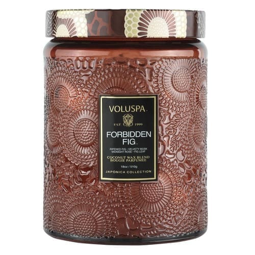 נר ריחני בצנצנת זכוכית 510 גרם - Forbidden Fig VOLUSPA