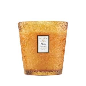 נר גדול 3 פתיליות 1070 גרם - Baltic Amber VOLUSPA