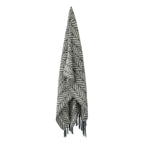 כירבולית כותנה ממוחזרת 160x130 ס"מ Ugento ירוק Bloomingville – תמונה 4