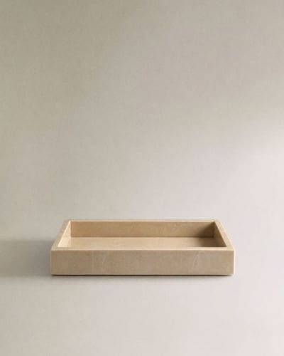 מגש שיש Enzo א' 25 ר' 12 סמ - בז' סהרה Studio Marmo – תמונה 2